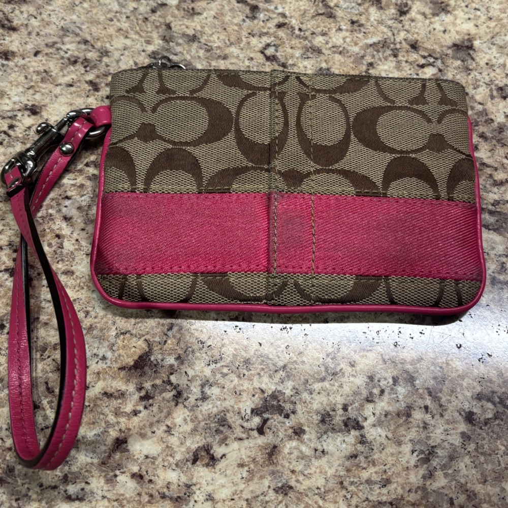 Vintage Coach wristlet